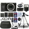 Sony Alpha a6000 Mirrorless Digital Camera with 16-50mm Lens Black + 32GB Bundle