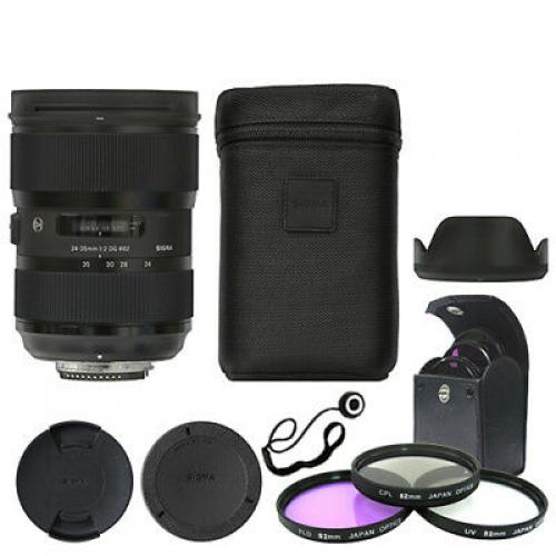 Sigma 24-35mm f/2 DG HSM Art Lens for Nikon F + Deluxe Accessory Kit