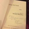 Wendy Mnookin : What He Took / To Get Here SIGNED poetry books