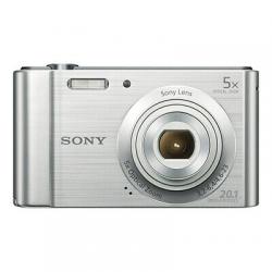 Sony Cyber-shot DSC-W800 20.1MP Digital Camera 5x Optical Zoom Silver