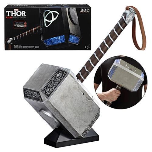 Prop Replica Marvel Legends Thor Mjolnir Electronic Hammer