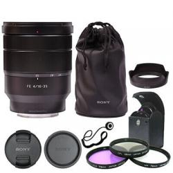 Sony Vario-Tessar T* FE 16-35mm f/4 ZA OSS Lens SEL1635Z + Deluxe Accessory Kit