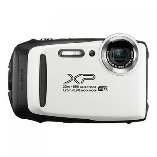 Fujifilm FinePix XP130 16.4MP Digital Camera White Full-HD Wi-Fi Bluetooth