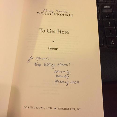 Wendy Mnookin : What He Took / To Get Here SIGNED poetry books
