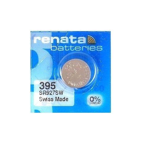 5 NEW RENATA 395 SR927SW WATCH 0% MERCURY BATTERIES