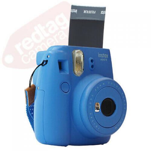 Fujifilm Instax Mini 9 Instant Film Camera Clear Yellow + 20 Film Deluxe Bundle