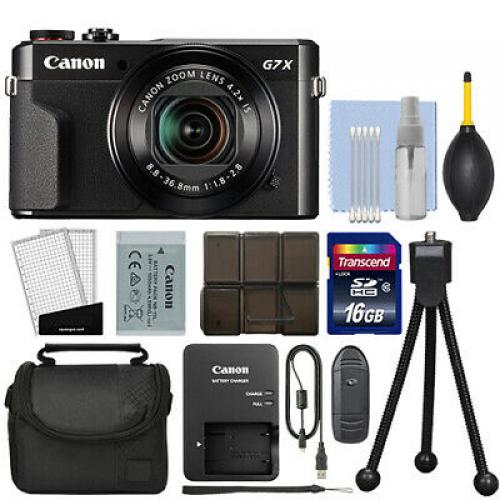 Canon PowerShot G7x Mark II 20.1MP Digital Camera 4.2x Optical Zoom + 16GB Kit