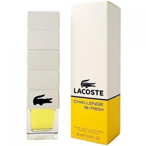 LACOSTE CHALLENGE REFRESH 3.0 oz edt Spray Cologne NEW in BOX