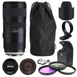 Tamron SP 70-200mm f/2.8 Di VC USD G2 Lens for Canon EF + Deluxe Accessory Kit