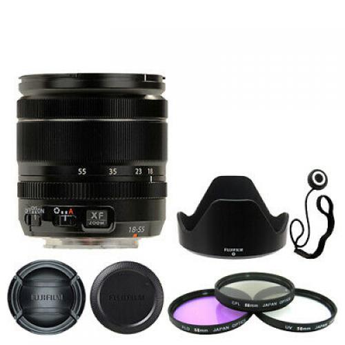 Fujifilm XF 18-55mm f/2.8-4 R LM OIS Zoom Lens + Deluxe Accessory Kit