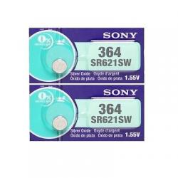 2pc SONY 364 SR621SW Silver Oxide Watch Battery 1.55V EXP 04-2018 SHIP FROM USA