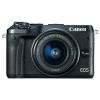 Canon EOS M6 Mirrorless Digital Camera with 15-45mm EF-M IS STM Lens Black