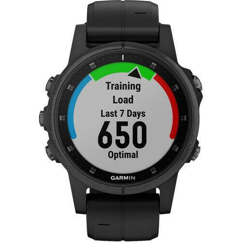 New Garmin Fenix 5s Plus, Smaller-Sized Multisport GPS Smartwatch, 010-01987-02