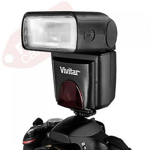 Vivitar SF-6000 Bounce Zoom Swivel LCD Flash For Digital & DSLR Cameras
