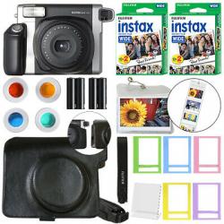Fujifilm Instax Wide 300 Fuji Instant Film Camera + 40 Film Deluxe Bundle