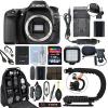 Canon EOS 80D 24.2MP Digital SLR Camera Body + 64GB Pro Video Kit
