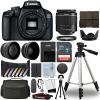 Canon EOS 4000D / Rebel T100 SLR Camera+ 18-55mm 3 Lens Kit+ 32GB Best Value Kit