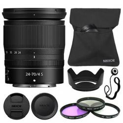 Nikon NIKKOR Z 24-70mm f/4 S Lens + Deluxe Accessory Kit