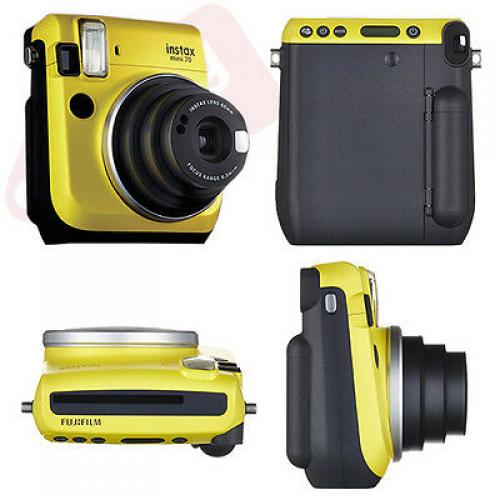 Fujifilm Instax Mini 70 Fuji Instant Film Camera Red + 40 Film Bundle