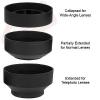 58mm Soft Rubber Collapsible Lens Hood For Canon 18-55, 75-300, 70-300, 55-250