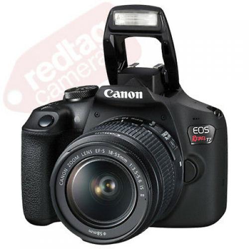 Canon EOS T7 DSLR Camera + 4 Lens Kit 18-55mm IS + 70-300mm + 16GB Top Value Kit