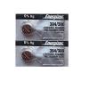 2 Energizer 394 380 SR936SW LR936 AG9 LR45 SR45 Silver Oxide Battery