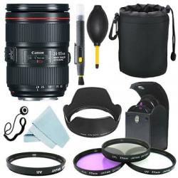 Canon EF 24-105mm f/4L IS II USM Lens + Filter Kit + Accessory kit