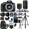 Canon EOS Rebel T6 / 1300D Camera + 18-55mm + 70-300mm + 30 Piece Bundle