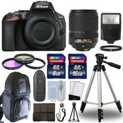 Nikon D5600 Digital SLR Camera Body + 18-140mm VR Lens + 24GB Accessories Kit
