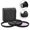 62mm 3 Piece HD Lens Filter Kit For Nikon Sigma Sony Tamron Fujinon Olympus Lens