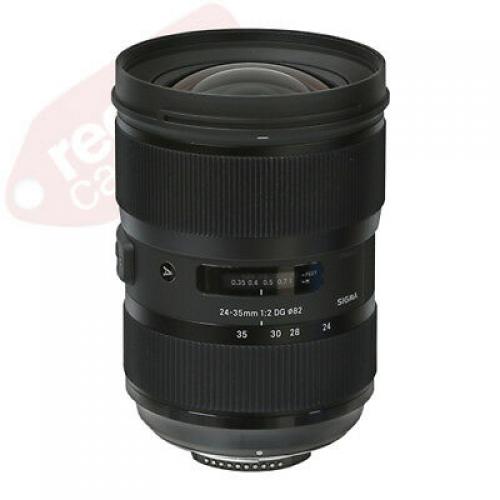 Sigma 24-35mm f/2 DG HSM Art Lens for Nikon F + Filter Kit + Accessory Kit