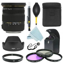Sigma 17-50mm f/2.8 EX DC OS HSM Zoom Lens for Canon+ Filter Kit + Accessory kit