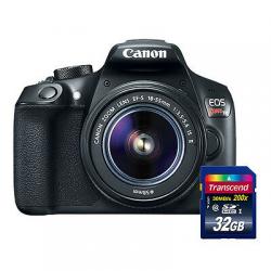 Canon EOS Rebel T6 1300D Digital SLR Camera with 18-55mm IS II Lens + 32gb Card