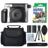 Fujifilm INSTAX Wide 300 Fuji Instant Camera Black + 20 Film Bundle