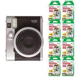 Fujifilm INSTAX Mini 90 Neo Classic Fuji Instant Camera Black + 160 Sheets Film