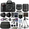 Nikon D610 Digital SLR Camera + 16GB Multi Lens Bundle: 18-55mm + 55-200mm VRII