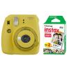Fujifilm Instax Mini 9 Instant Film Camera Clear Yellow + 20 Sheets Instant Film