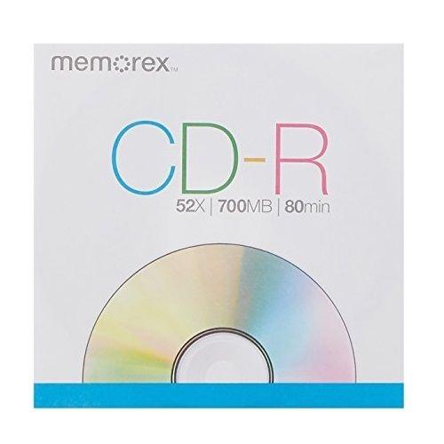 Memorex 700MB/80-Minute 52x Data CD-R for Media and Music (2-Pack)