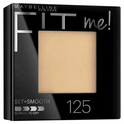  Maybelline Fit Me Set + Smooth Foundation Powder - Shade 125 Nude Beige