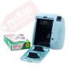 Fujifilm Instax Mini 9 Instant Film Camera Clear Yellow + 20 Film Deluxe Bundle