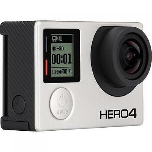 New GoPro HERO4 Black with 2 Battery + Dual Battery Charger + LCD Touch BacPac