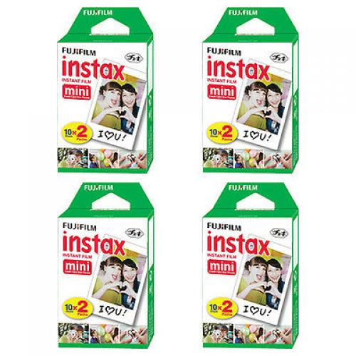 Fujifilm INSTAX MINI Fuji Instant Film 80 Sheets for Instant Cameras