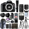 Canon EOS Rebel T7 / 1500D Camera+ 5 Lens Kit: 18-55mm + 70-300mm + 500mm & More