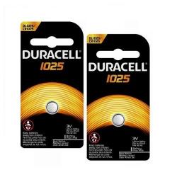 2 FRESH Duracell 1025 Watch Batteries CR1025 CR 1025 3V Lithium Battery NEW