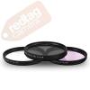 72mm 3 Piece HD Lens Filter Kit For Canon Nikon Sigma Sony Fujifilm Olympus Lens