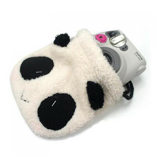 Soft Panda Pouch Bag Case for Fujifilm Instax Mini Camera & Other Items