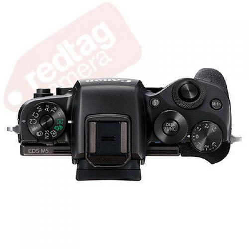 Canon EOS M5 Mirrorless Digital Camera with 15-45mm STM Lens Black + 16GB Kit