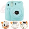 Fuji Instax Mini 9 Fujifilm Instant Film Camera with Clear Accents Yellow
