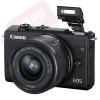 Canon EOS M200 Camera Body White+ 3 Lens Kit 15-45mm IS STM+ 32GB + Flash & More