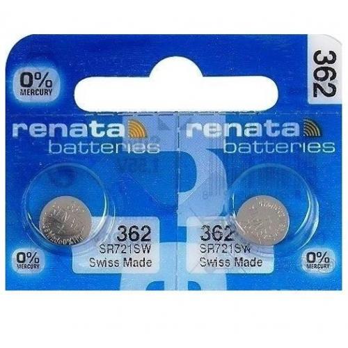 2 pc 362 Renata Watch Batteries SR721SW FREE SHIP 0% MERCURY